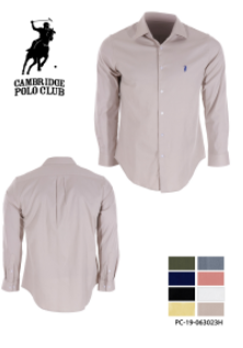 Camisa de caballero M/L Polo 3023H