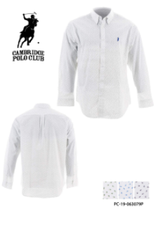 Camisa de caballero Plus Polo M/L 3079