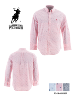 Camisa de caballero Plus Polo M/L 3082