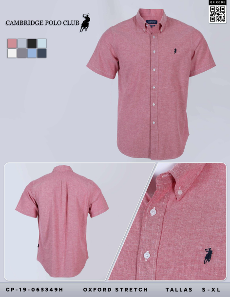 Camisa Polo m/c de caballero 3349