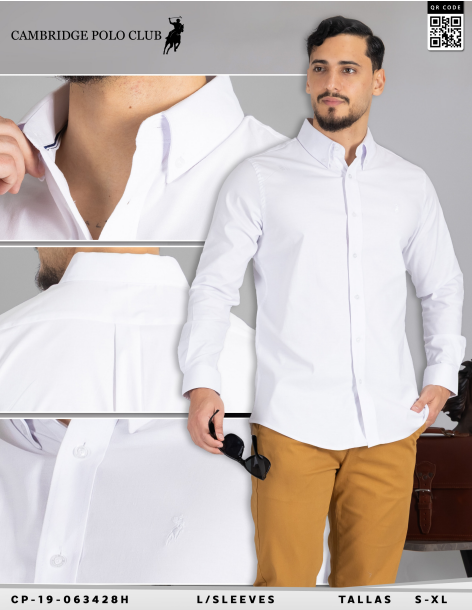 Camisa Polo m/l de caballero 3428