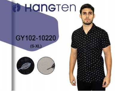 Camisa M/C de caballero Hang Ten 10220