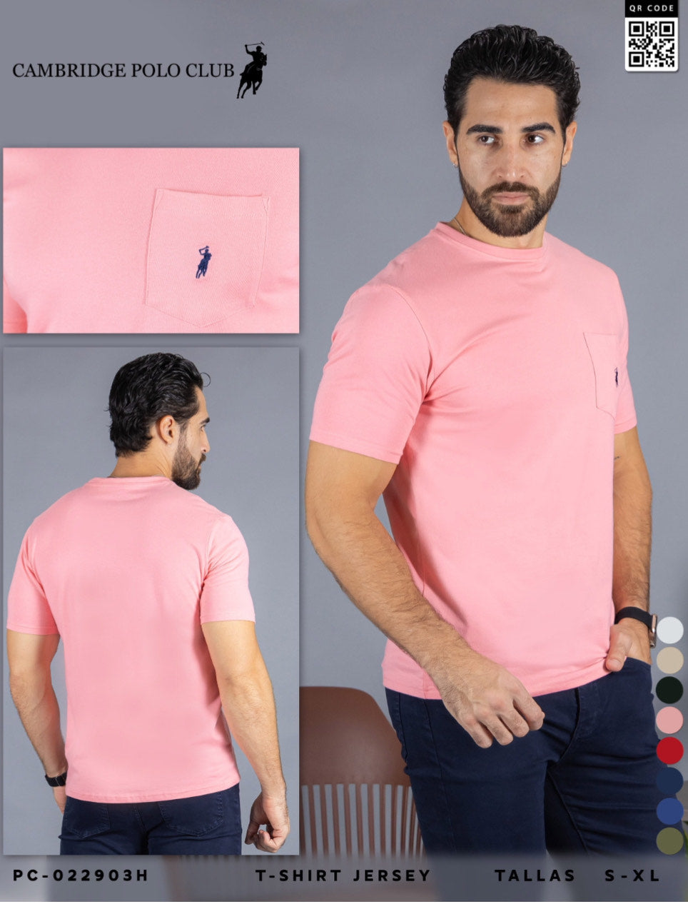 Franela Polo de caballero 2903
