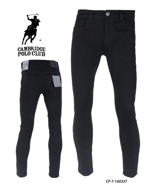 Jean Negro Polo de caballero 0337