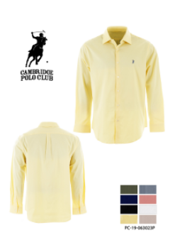 Camisa de caballero Plus Polo M/L 3023P