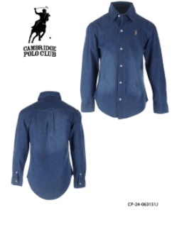 Camisa Jean de niño Polo M/L 3151