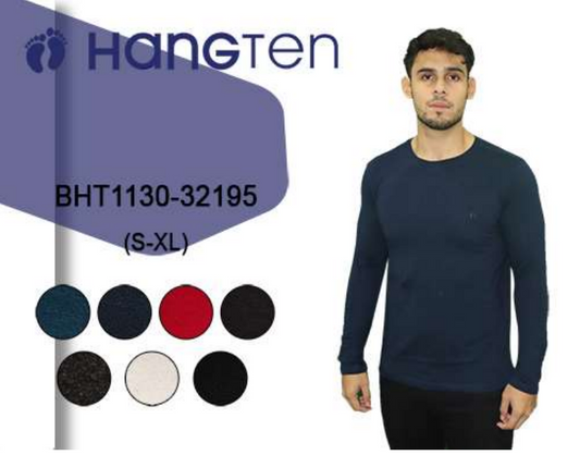 Franela M/L de caballero Hang Ten 32195