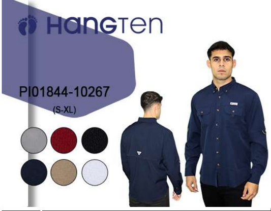 Camisa M/L de pescador Hang Ten 10267