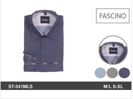 Camisa de caballero Fascino M/L 541