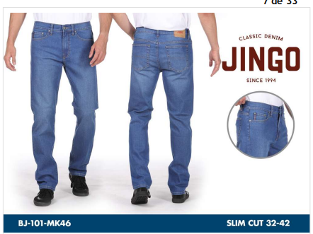 Bluejeans de caballero Jingo 101MK46