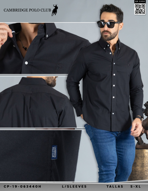 Camisa Polo m/l de caballero 3440