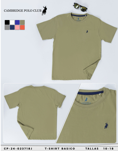 Franela Polo de niño 3718