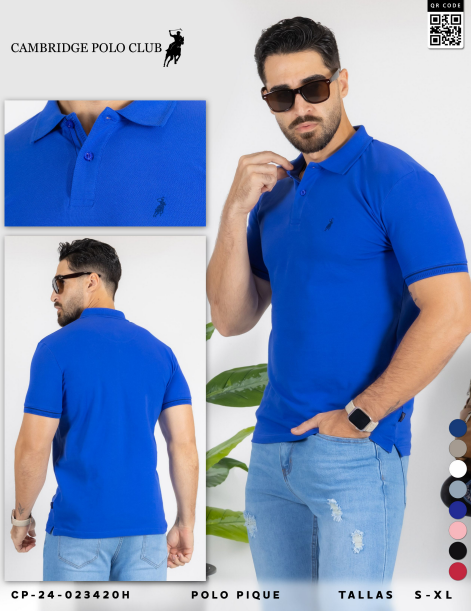 Chemis Polo de caballero 3420