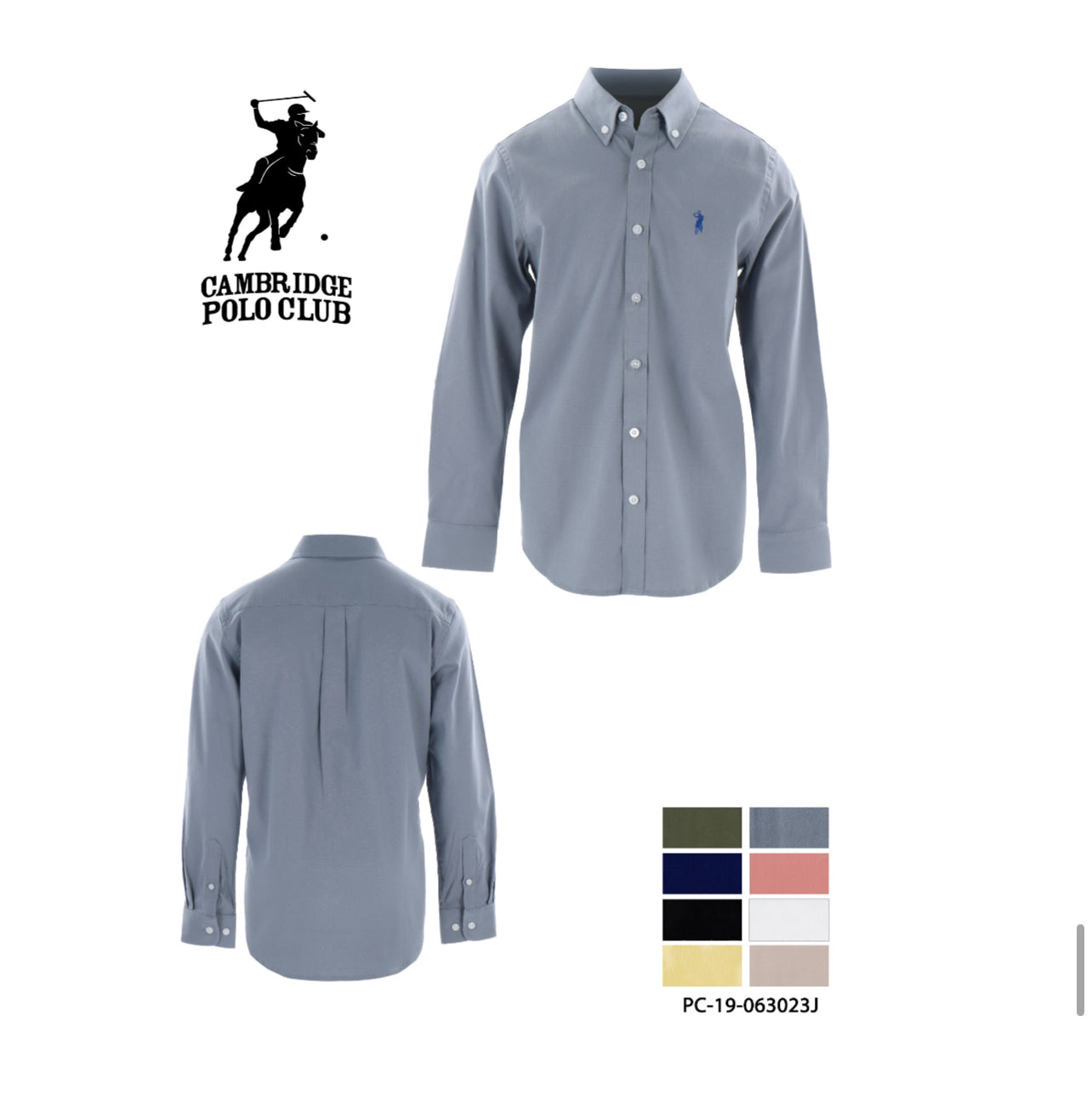 Camisa Polo de niño M/L 2603