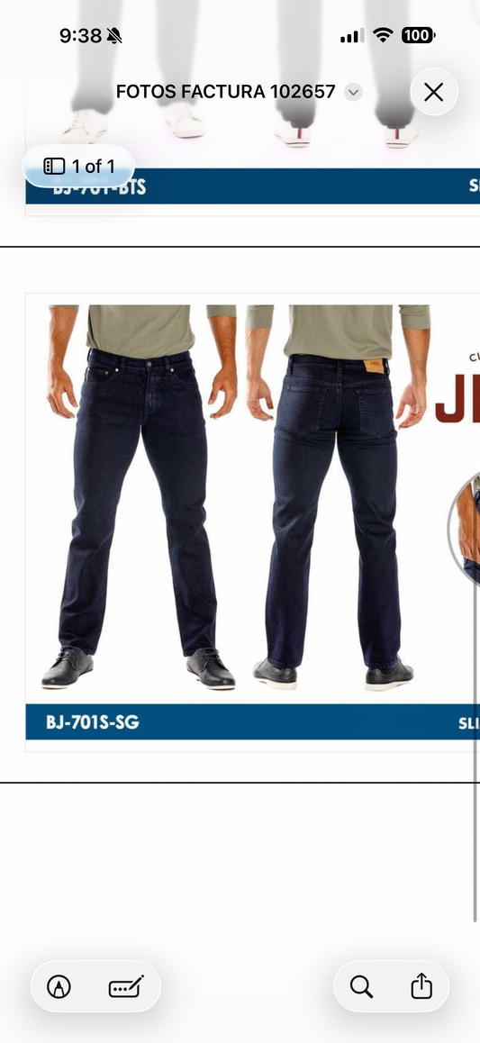 jean de caballero azul indigo jingo 701sg