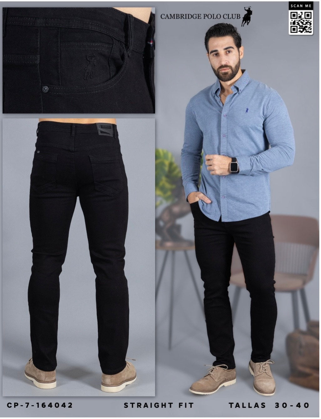 Jean Polo de caballero 4042