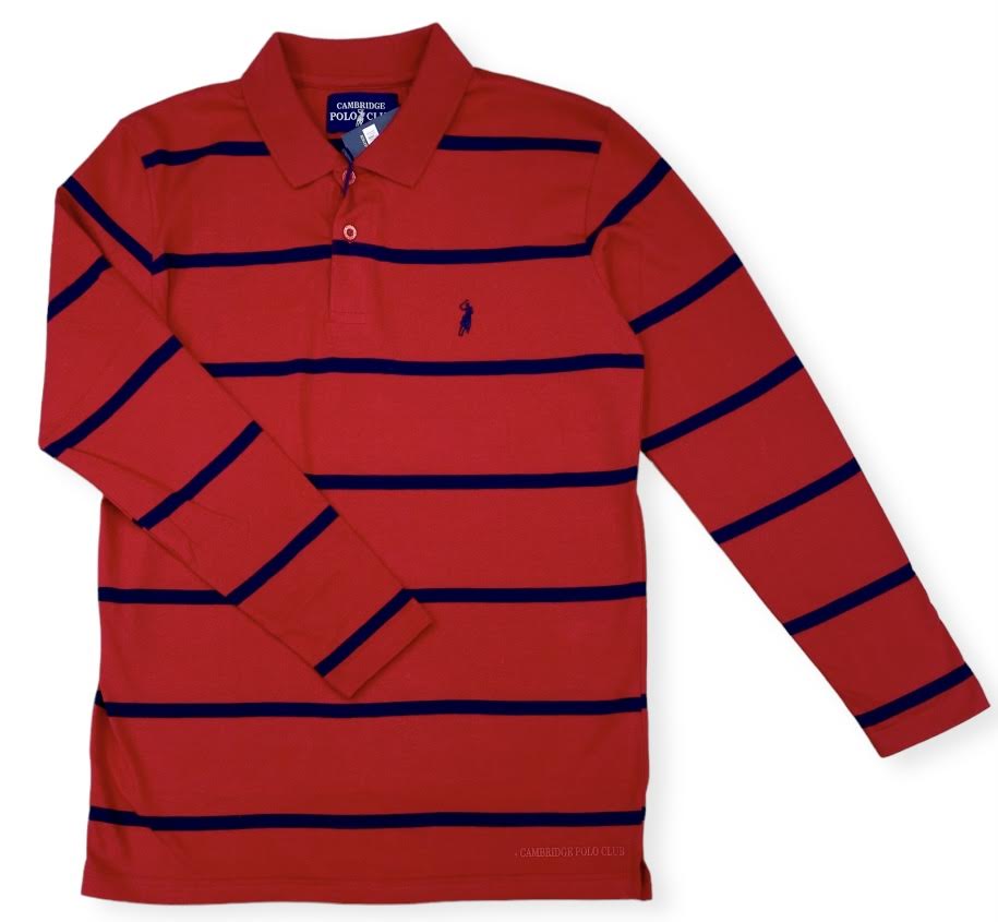 CHEMIS POLO RAYA FINA M/L